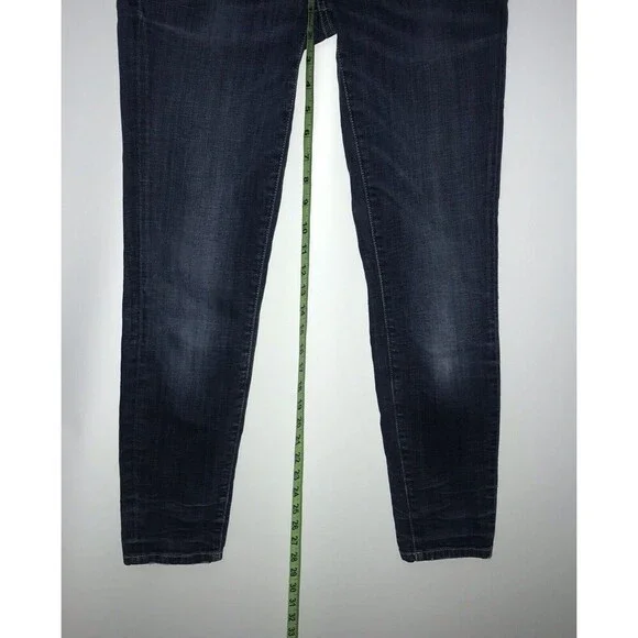 R13 Jeans Kate Skinny Howell Indigo Size 28 Denim Dark Blue Elast Drake Smart - Picture 16 of 16